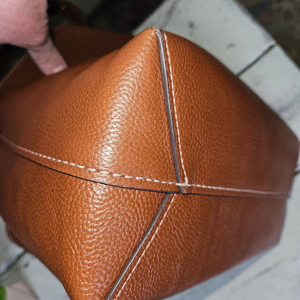 Fossil Jesse Bucket Shoulder Bag, Medium Brown - Picture 6 of 9